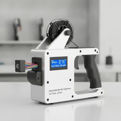 Mua Vận hành tốc độ 0,7S Công cụ buộc cáp tự động có thể điều chỉnh độ kín bó 20N 80N Thiết bị quản lý cáp dày 11mm online manufacture