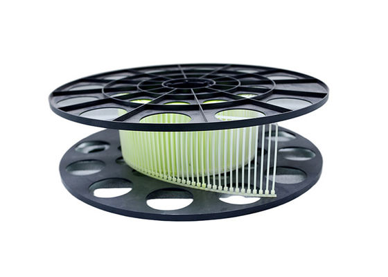 Cuộn dây cáp tự động 100mm màu trắng cho bó vật liệu PA66