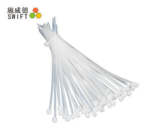 Ties cáp nylon số lượng lớn màu trắng 2.5 * 120mm cho tay sử dụng giấy chứng nhận tầm với