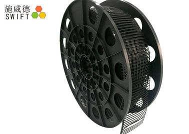 Chiều dài 150mm Dải nylon Cáp Tie Chiều rộng 3.6mm Ties nhựa màu đen