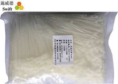 Dễ dàng phát hành Ties Zip Zip, dài 100mm Ties Zip nhựa 8kg Độ bền kéo